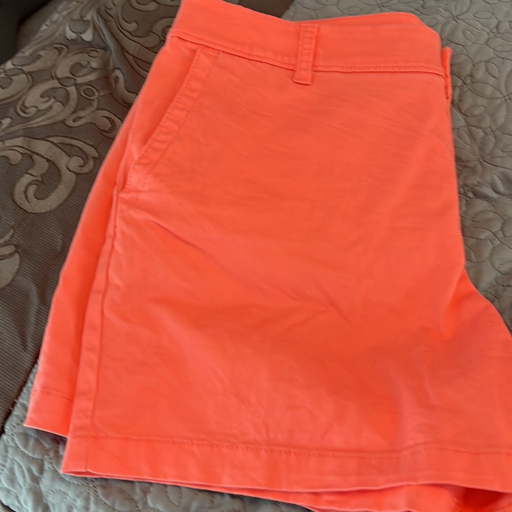 Liz Claiborne Coral Orange Women's Shorts - Picture 3 of 4